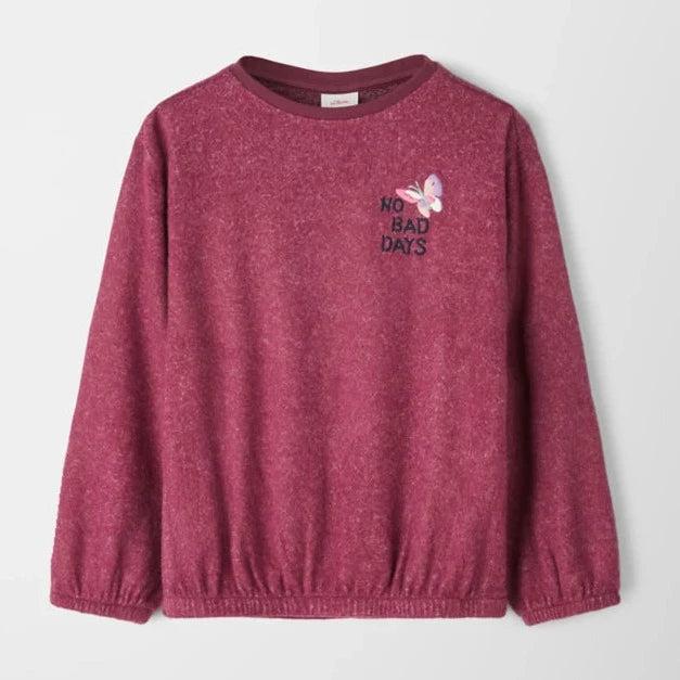 S.Oliver langarm Shirt mit Stickereien