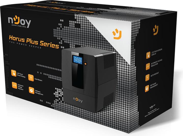 Actual product image Njoy Horus Plus 1500 (1.50 VA, 900 W, Line-interactive UPS)