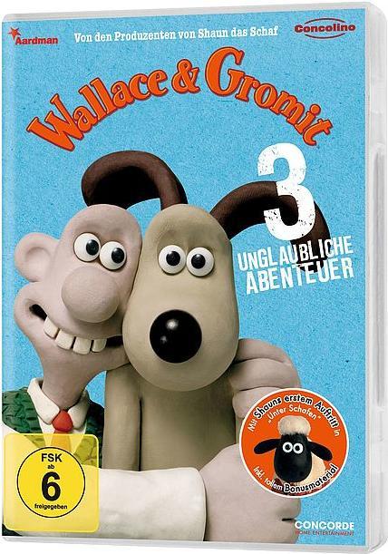 Image du produit Wallace Gromit 3 incroyables aventures (DVD, 2009, Anglais, Allemand)