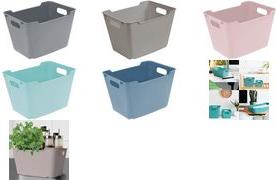 Actual product image keeeper Storage box ""lotta"", 20.0 litres, nordic-pink decorative lifestyle box for clearly organised (20 l)