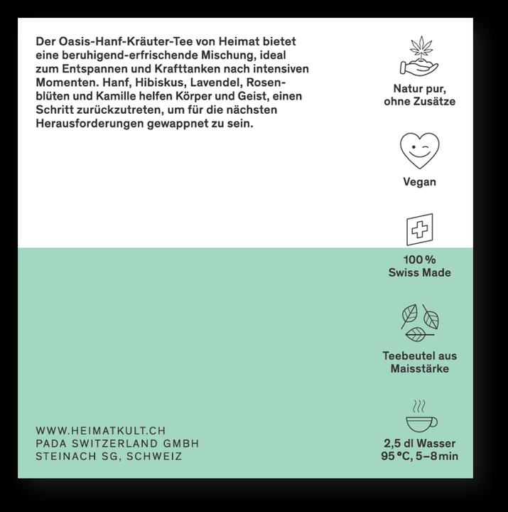 Actual product image Heimat Hanftee Oasis (20 g)