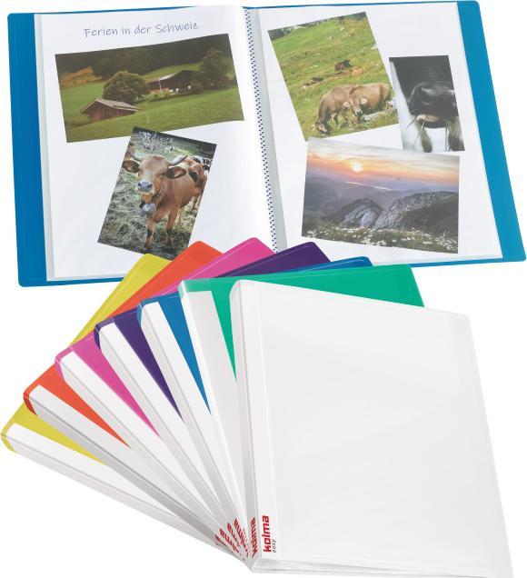 Immagine prodotto Kolma Libro A4 facile con 20 tasche blu (A4, 1 x)