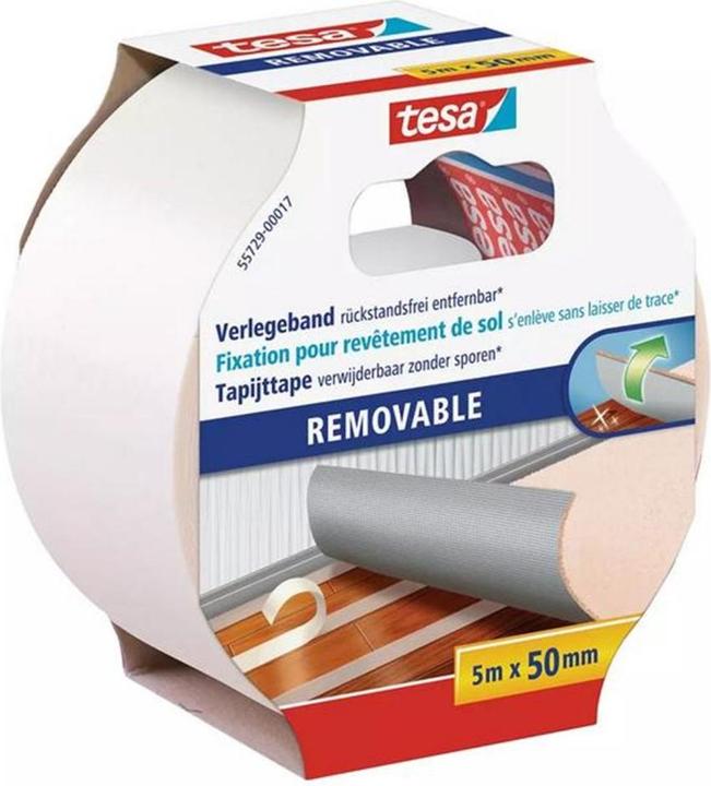 Immagine prodotto tesa Nastro di installazione rimovibile, nastro biadesivo, rimovibile senza lasciare residui. (50 mm)