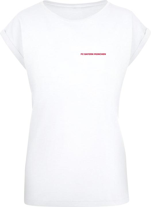 Actual product image FC Bayern München Ladies Logo Red History Extended Shoulder Tee - 116453 (3XL)