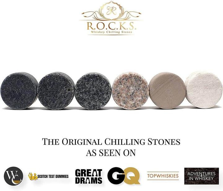 Immagine prodotto Rocks Whiskey Chilling Stones Whisky Steine Geschenkset (Pietre di whisky)