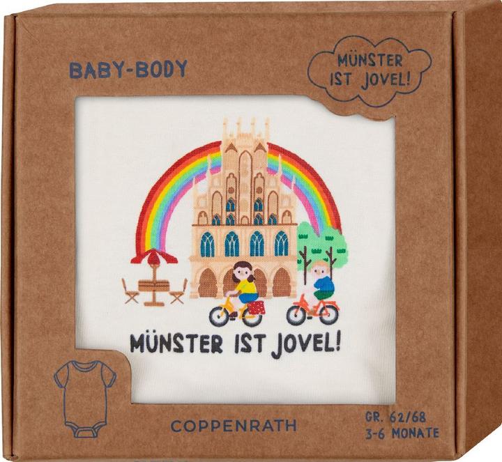 Actual product image Baby bodysuit: Münster is jovial! (62)