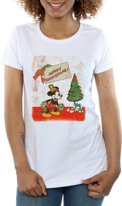 Produktbild Disney Mickey Mouse Vintage Christmas TShirt (L)