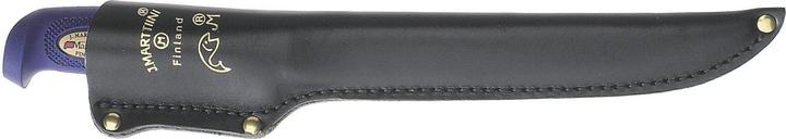 Immagine prodotto Marttiini Coltello per sfilettare, rivestimento della lama Martef, manico in gomma, fodero in pelle (15 cm)
