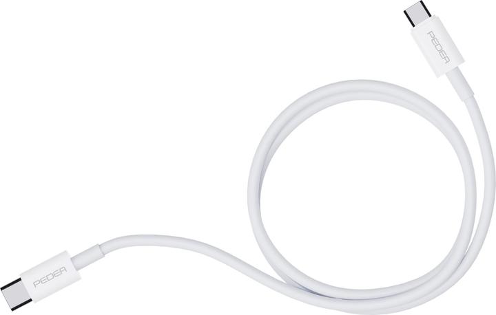 Actual product image Pedea USB-C to USB-C quick charge and data cable (1 m, USB 2.0)