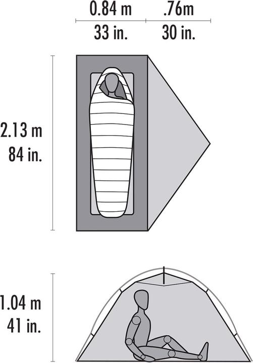 Immagine prodotto Msr Access 1 (Tenda a cupola, 1.36 kg, 1 persona)