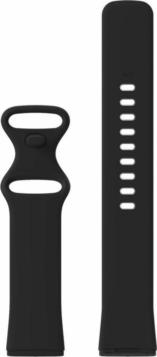 Image du produit Apfelkiste Fitbit Versa 4 / Versa 3 / Sense 2 / Sense Silikon Sport Armband - Schwarz (Silicone)