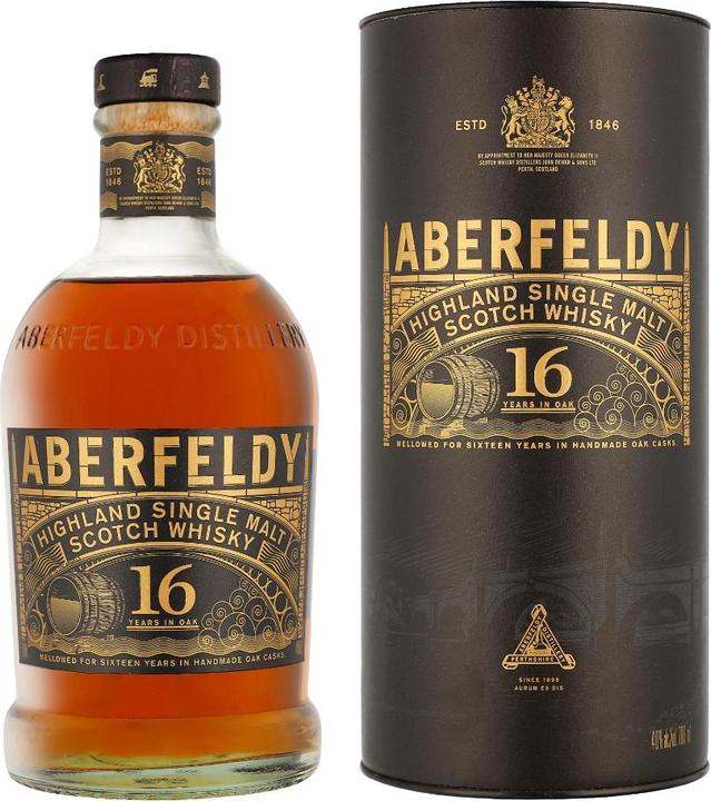Image du produit Aberfeldy 16 Years (Single Malt, Scotch Whisky, 1 x 70 cl)