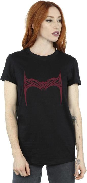Actual product image Womens/Ladies Doctor Strange Wanda Crown Cotton Boyfriend T-Shirt (S)
