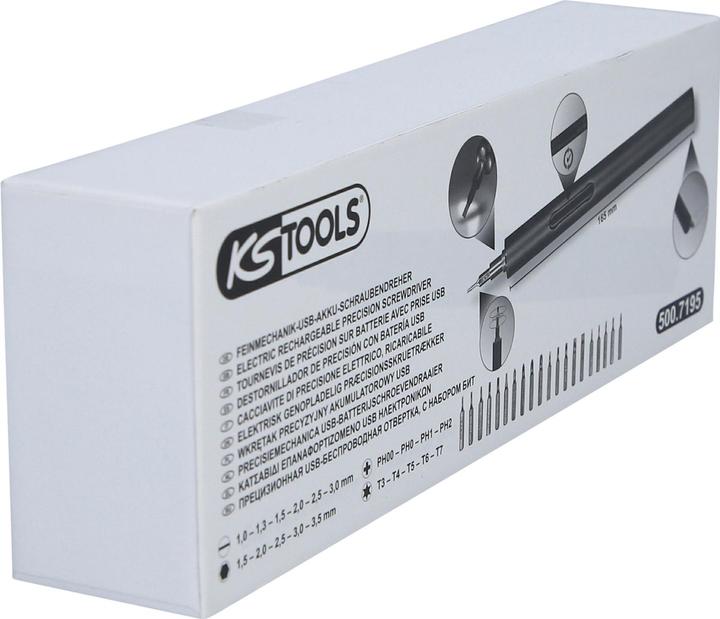 Image du produit KS Tools Werkzeuge-Maschinen GmbH Tournevis de précision USB sans fil (500.7195)