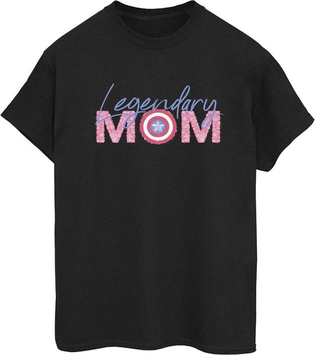 Avengers Captain America Mum BaumwollBoyfriend TShirt