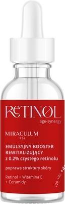 BasicLab MIRACULUM Age Synergy Retinol emulsyjny booster rewitalizujący z 0.2% czystego retinolu 30ml (30 ml)