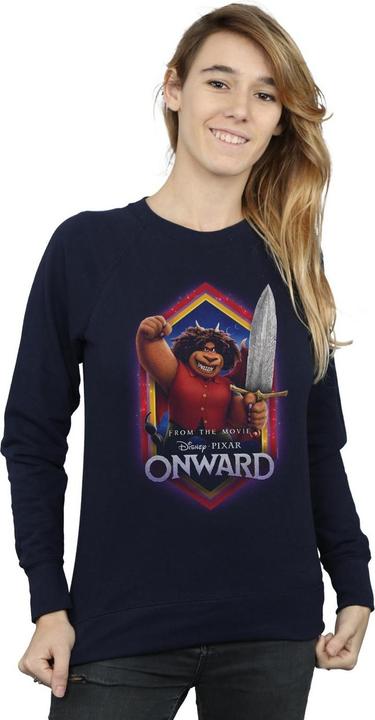 Actual product image Disney Womens/Ladies Onward Corey Manticore Crest Sweatshirt (XXL)