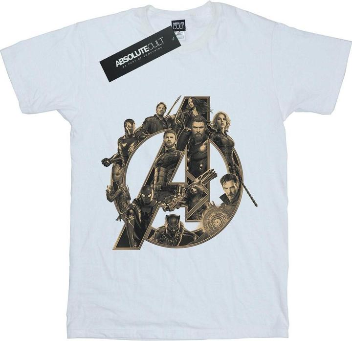Produktbild Avengers Infinity War Logo TShirt Mädchen (140, 146)