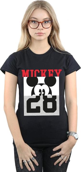 Actual product image Disney Womens/Ladies Mickey Mouse Notorious Split Cotton T-Shirt (XXL)