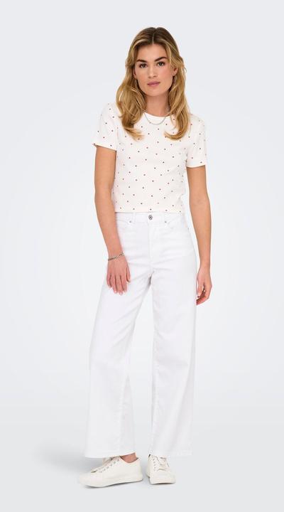 Produktbild Only ONLANN-MADISON Hohe Taille Verkürzt Jeans Jeans mit weitem Bein (34)