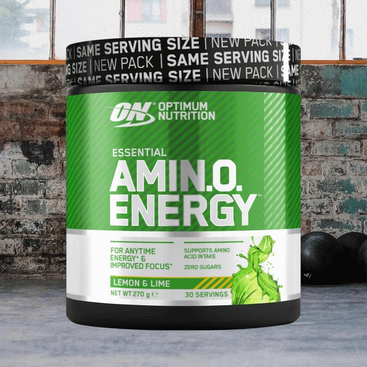 Actual product image Gladiatorfit Essential Amino Energy 270g Optimum Nutrition (Lemon lime, 1 pcs., 270 g)