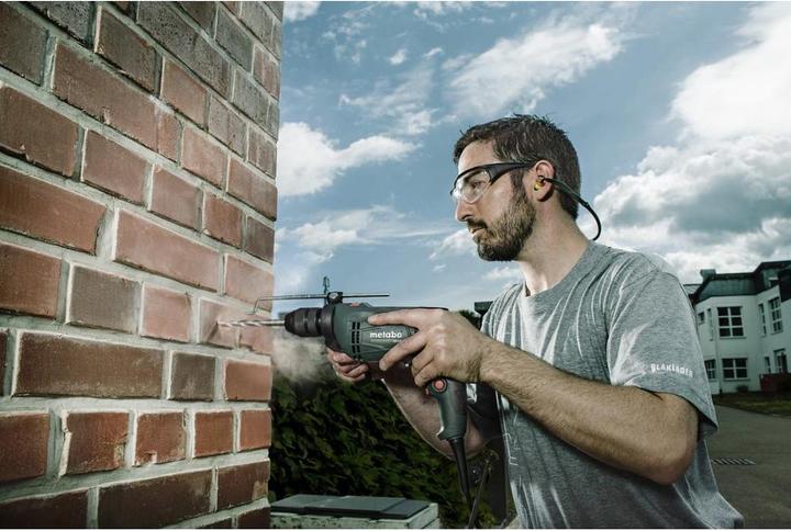 Image du produit Metabo Perceuse à percussion SBE 650 Boîte en plastique (Fonctionnement sur secteur)