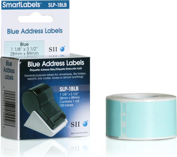 Seiko SLP-1BLB Address Labels, 1 Roll of 130 Labels