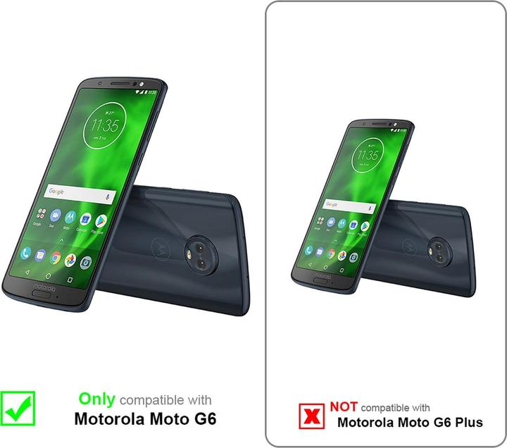 Image du produit Cadorabo Flip comme Invisible Cover (Motorola Moto G6)