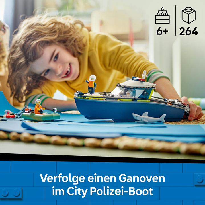 Actual product image LEGO Verfolgungsjagd im Polizeiboot (60456, LEGO City)