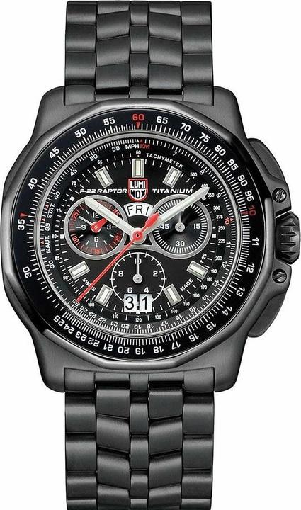 Image du produit Luminox XA.9272 F-22 Raptor (Chronographe, Swiss Made, Montre pilote, 44 mm)