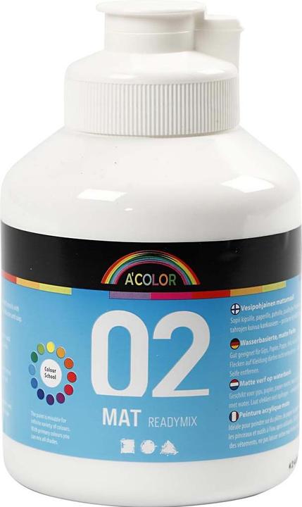 Actual product image Creativ Company A-Color Acrylic Paint (White, 500 ml)