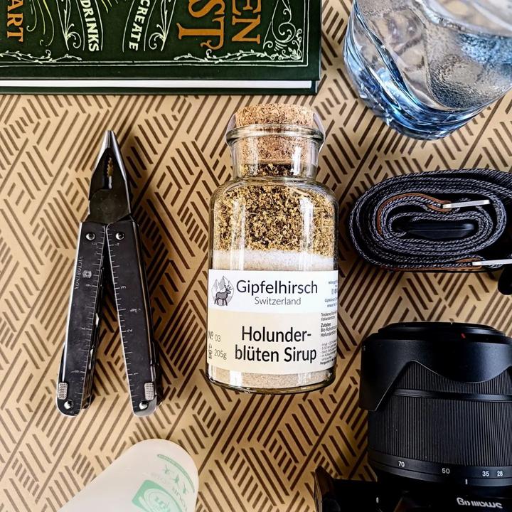 Image du produit Gipfelhirsch Sirop de fleurs de sureau (205 g)