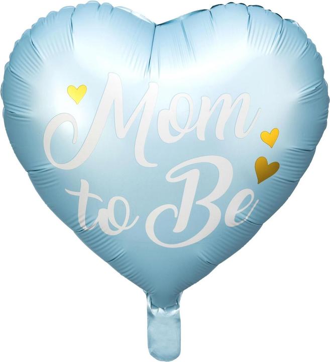 Produktbild Partydeco Folienballon Mom to be Blau