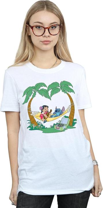 Immagine prodotto Disney Lilo And Stitch Play Some Music Maglietta Ampia Donna (S)