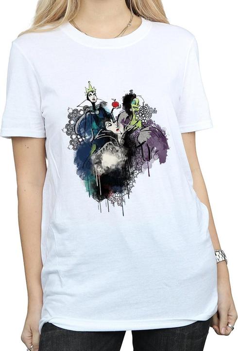 Immagine prodotto Disney Villains Sketch Maglietta Ampia Donna (XL)
