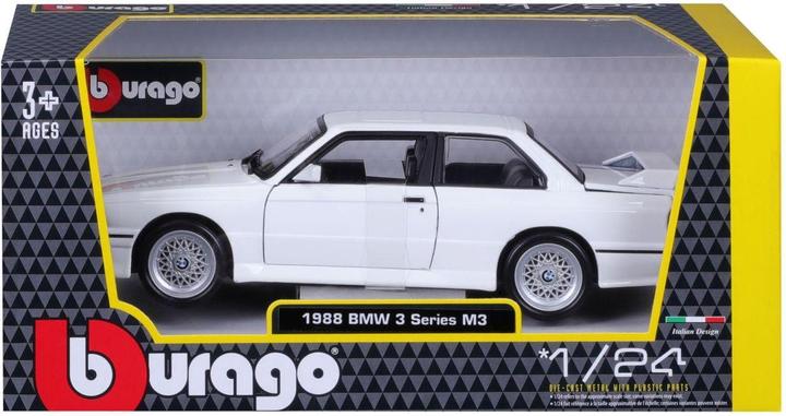 Productafbeelding Bburago BMW M3 1988, model auto, wit