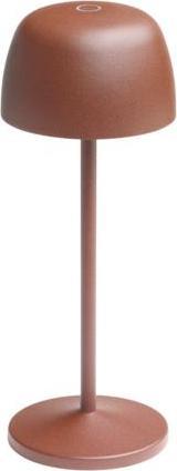 Textured rust brown