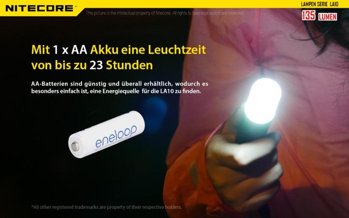 Actual product image Nitecore La10 (7.90 cm, 135 lm)