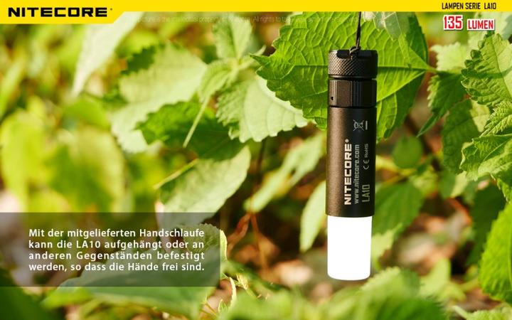 Actual product image Nitecore La10 (7.90 cm, 135 lm)