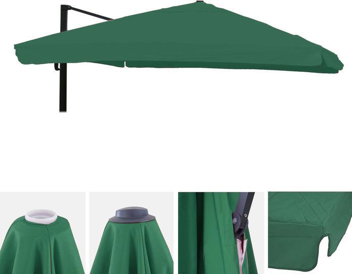 Actual product image Swisshandel24 Cover for Luxury Traffic Light Umbrella with Flap, Parasol Cover Replacement Cover, 3x3m (Ø4,24m) (2.95 m)