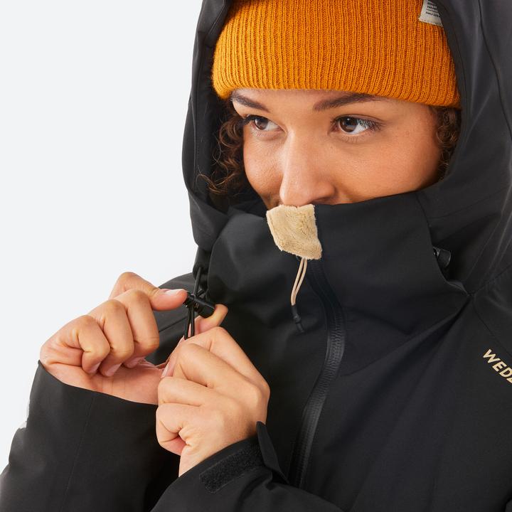 Image du produit Wedze Veste de ski femme chaude 500 noire (XXS)