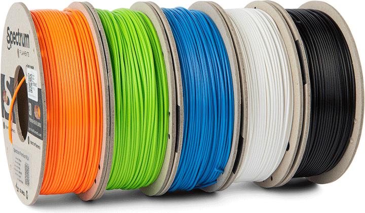 Produktbild Filament Premium PLA 5 Pack 1.75mm (PLA, 1.75 mm, Weiss)
