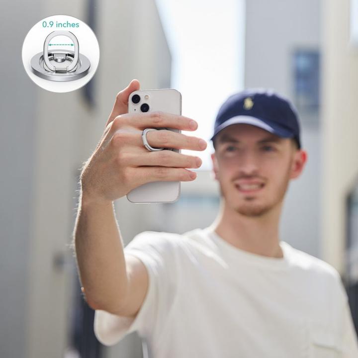 Produktbild ESR Halolock MagSafe Ringständer für das Telefon – Silber