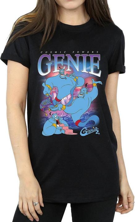 Immagine prodotto Aladdin Maglietta donna/donna Genie Montage in cotone Boyfriend (XXL)