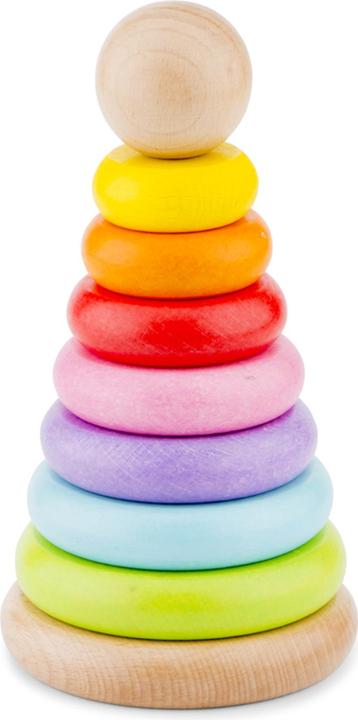 Produktbild New Classic Toys Regenbogen-Stapelspielzeug