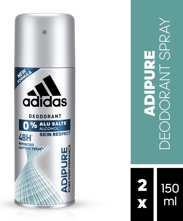 Image du produit adidas Adipure 48h - Déodorant - 150ml (Spray, 150 ml)
