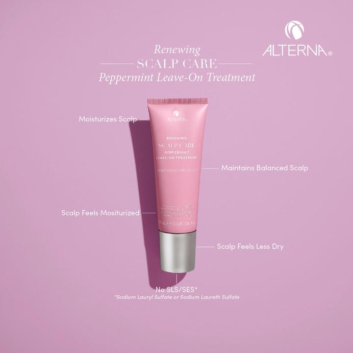 Actual product image Alterna Renewing Scalp Care Peppermint Leave-On Treatment (74 ml)
