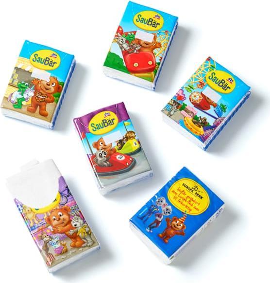 Image du produit dm SauBär Mouchoirs Pocket 4 plis (10x10 pcs)