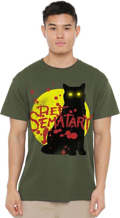 Immagine prodotto Pet Sematary Maglietta Gatto Grafico Uomo (XXL)