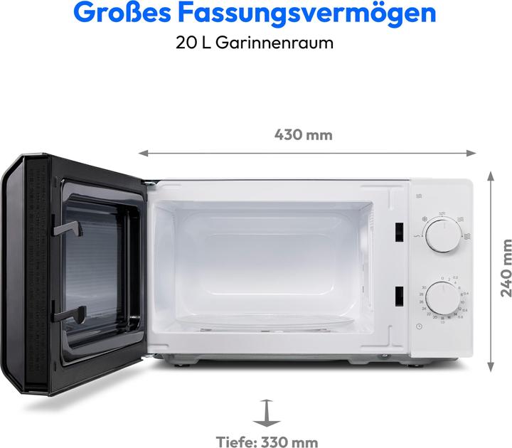 Image du produit Medion MD 11475 Micro-ondes noir 20l (Prise UE, 20 l)